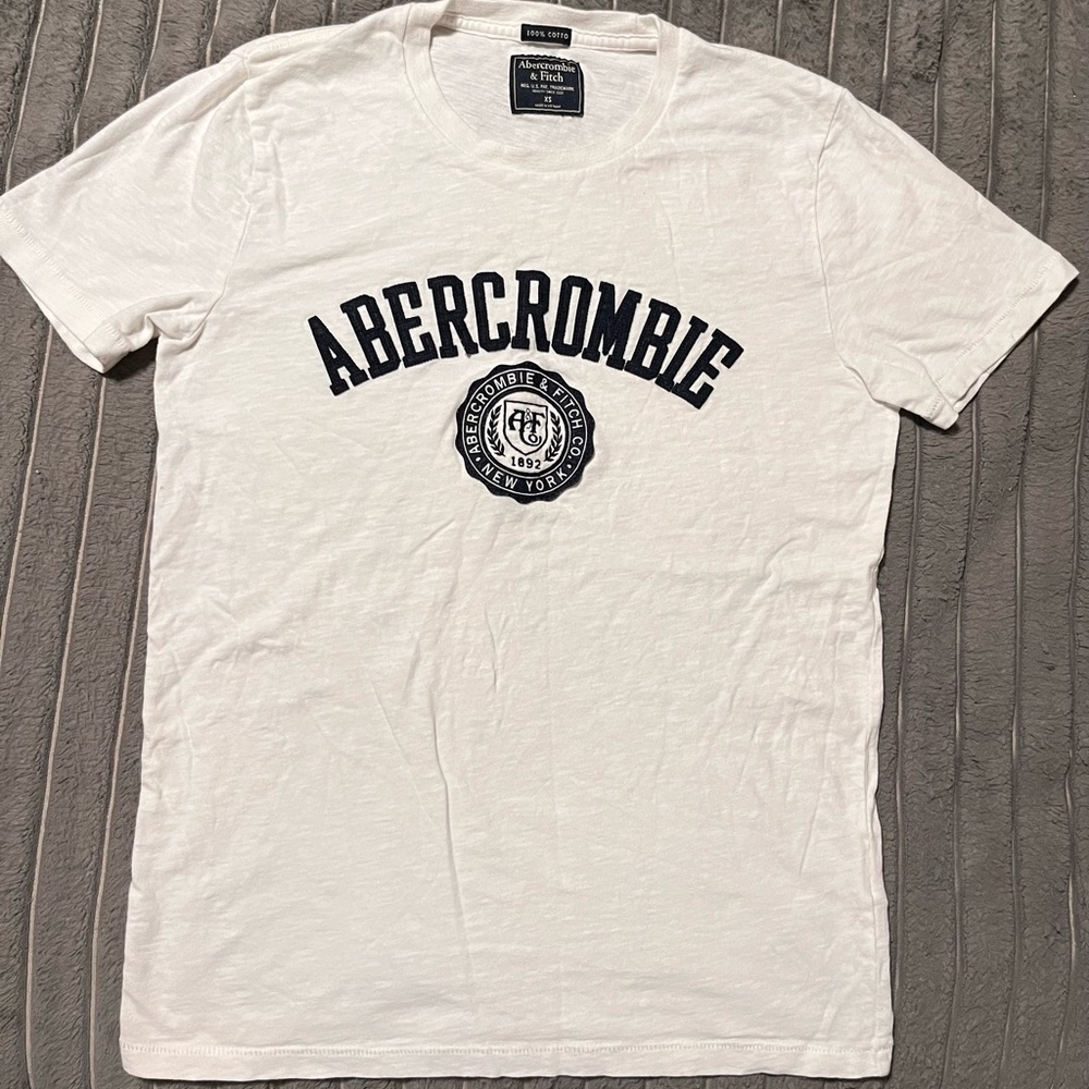 Abercrombie & Fitch White Men's T-Shirt
